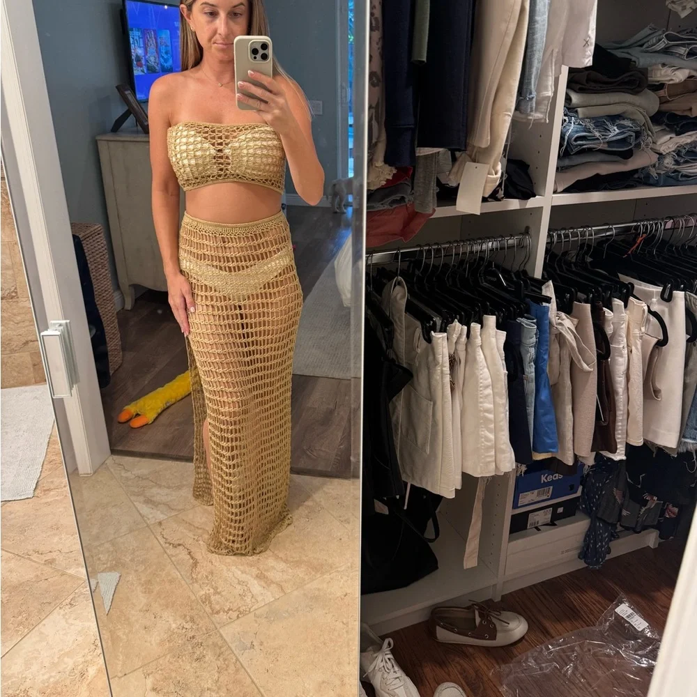 Flook Crochet coverup set - Picture 1 of 6
